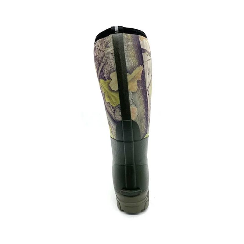 
Cheap and high quality top rated waterproof camouflage hunting boots winter insulated rubber boots 