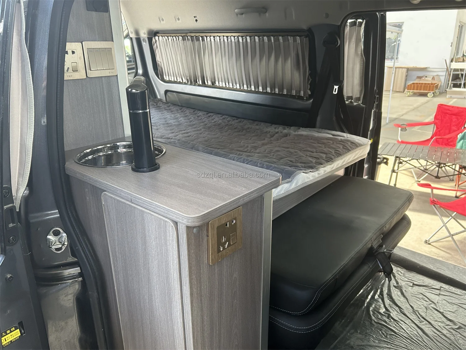 Chinese Jinbei RV Ford Transit Mobile luxury Mini Offroad Caranvan Australian standard for Sale