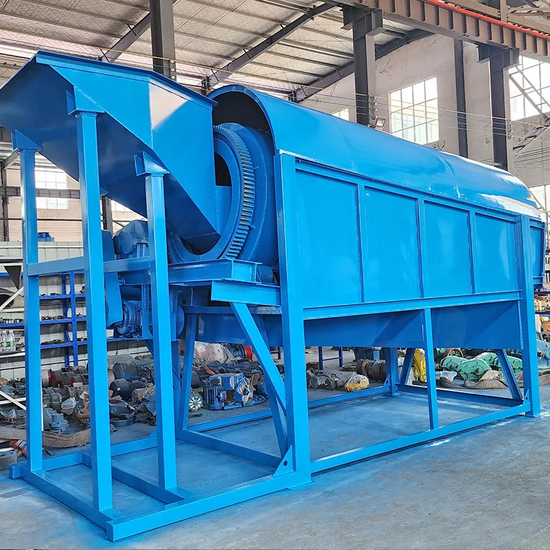 Jiangxi Drum Screen Separation Equipment, Multi-level Screening Machine, Sand and Stone Rotary Drum Screen with Optional Sizes
