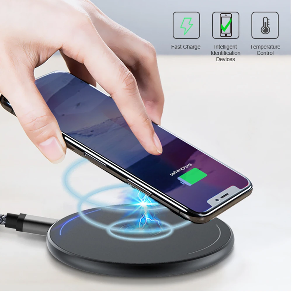 
Wireless charger fast charging 10W mobile phone base mobile phone fast charger supports wireless charging 