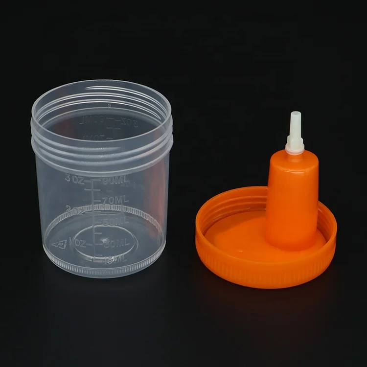 Trummed urine container with needle / vacuum urine tube watertight 10ml 90ml urine container with vacuum tube/transfer Device