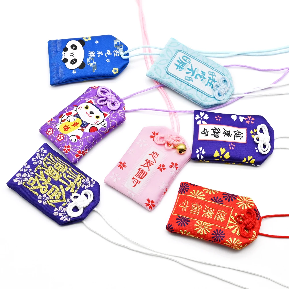 Hot Sale Japanese Amulet Creative Diy Custom Omamori Japan Style Bring You Luck Wish Pray Omamori Bag