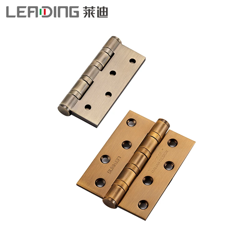 Flat Door Hinges 4 Inch Stainless Steel 180 Degree 4x3x3 Black Interior Wooden Door Hinges