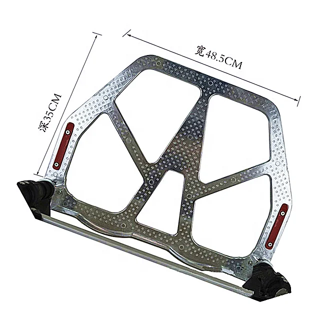 Supermarket Aluminium Folding Rolling Logistics Cages Cart Trolley