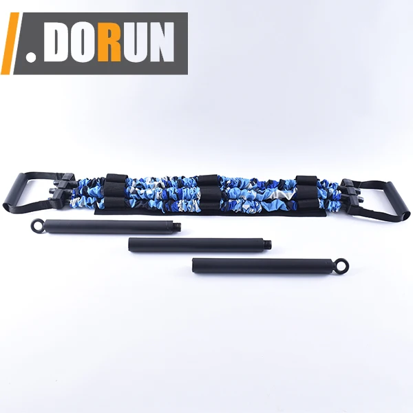 5 in 1 Bench Press Band with Detachable Bar, Adjustable Push Up Resistance Bands, Portable Chest Builder with Carry Bag