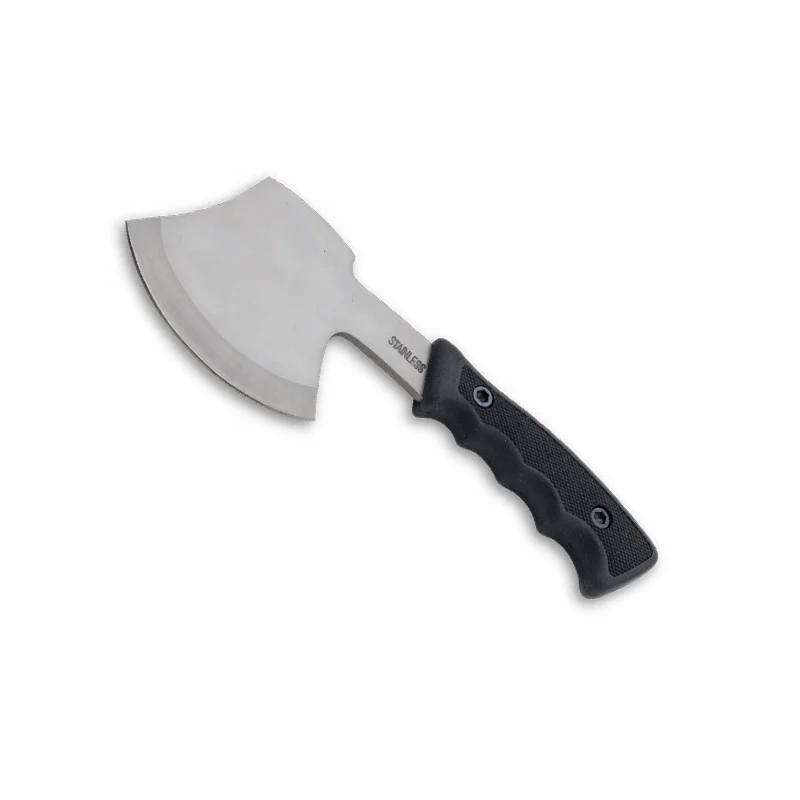 High quality stainless steel survival hatchet with PVC handlle