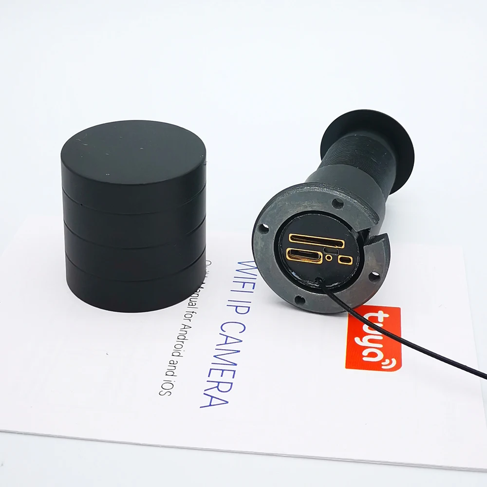 Tuya Google Door Camera WiFi Eye Hole HQCAM Video Security Alexa Support Wireless Smartlife Smart Home 1080P HD CCTV Support NVR