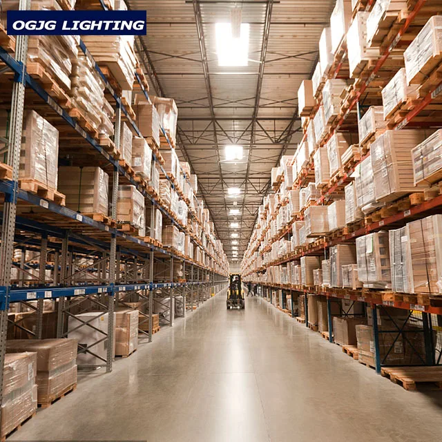 OGJG 100w 200w indoor warehouse garment factory workshop industrial lighting canopy led high bay light