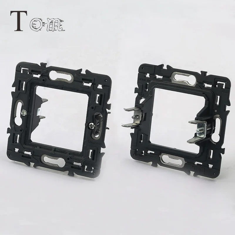 Французская пластиковая рамка Legrand 80*80, лицевая панель французского типа, сетевая Лицевая панель с 1 портом/2 портами