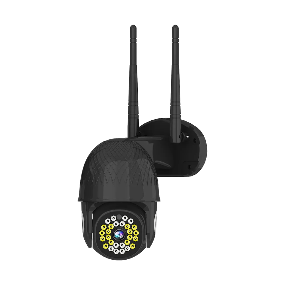 1080P Auto Tracking 360Eyes Black Wireless Security 3D Navigation MIni Outdoor PTZ Camera Surveillance WiFi CCTV IP Camera