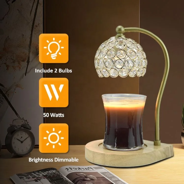 Hot Sale Candle Warmers Bulb Aroma Lamp Wax Melt Melting Wax Lights Scented Candles Table Lamp Night Light Desk Lamp