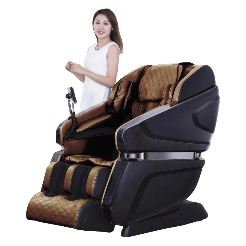Manufacturer 2021 Wholesale Luxury OEM Massage Chair with Double SL Track Rails Household Electric Space Capsule Sofa
