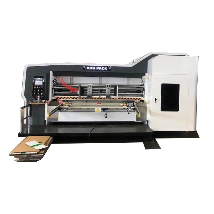Newest high speed carton box printing slotting die cutting machine