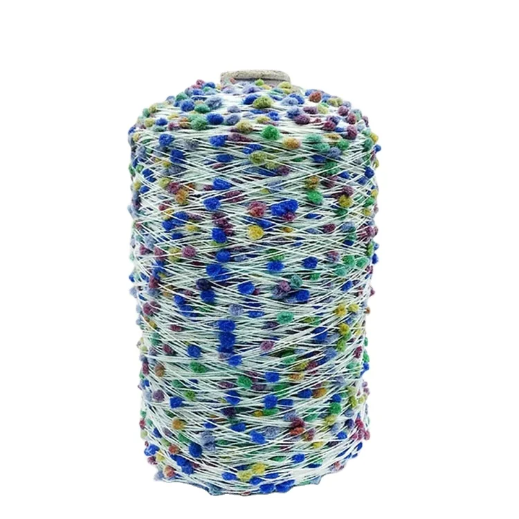 Fancy yarn weaving plant wholesale made in china fancy ping pong yarn
