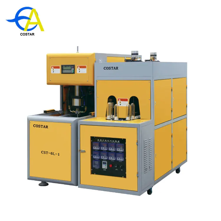 Полуавтоматическая 4 полости 500 мл маленькая пластиковая бутылка делая машину ПЭТ бутылка дует машина