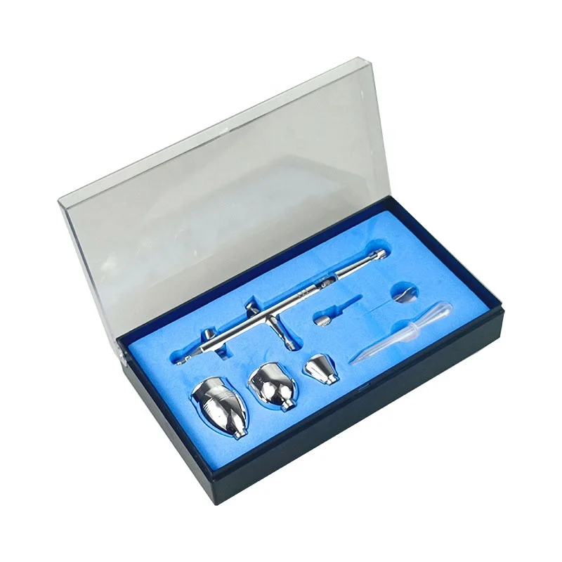 Customized Dual-Action Airbrush Paint Tool Gun Portable Body Face Airbrush Gun For Craft Painting