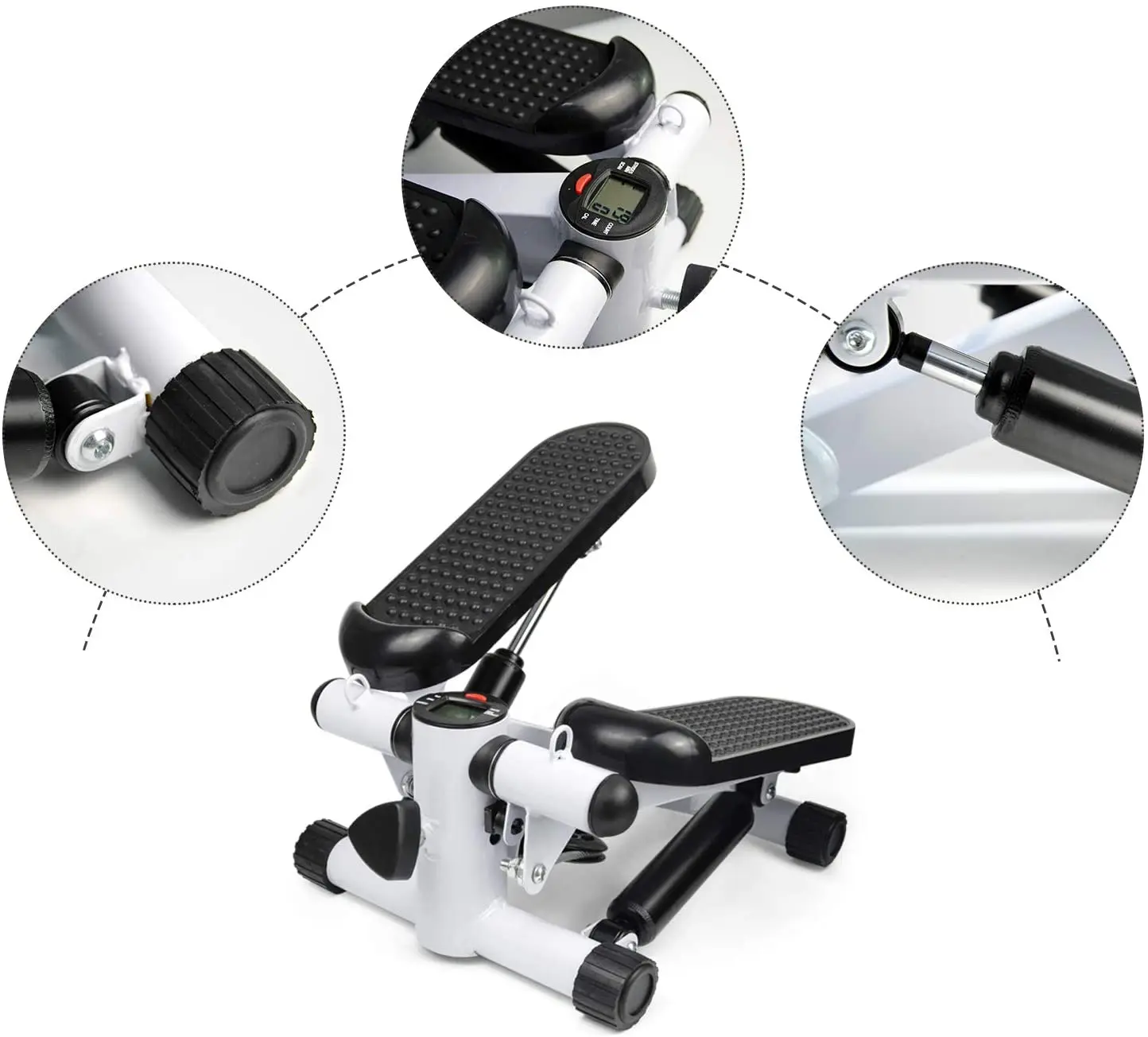 Household Stepping Machine, Indoor Fitness Air Stepper, Aerobic Fitness Step Air Stair Stepper Exercise Machine