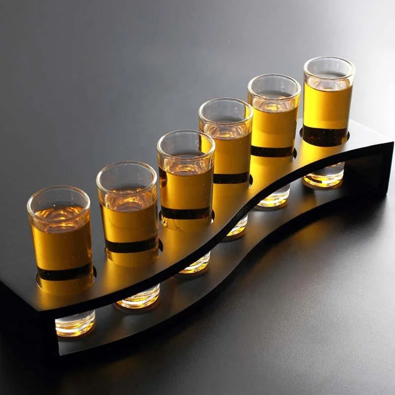 Whisky Glass Shot Glass Premium Clear Glass Cup,2oz Shot Glasses with Heavy Base,Mini Shot Glasses for Tequila Vodka Liquor