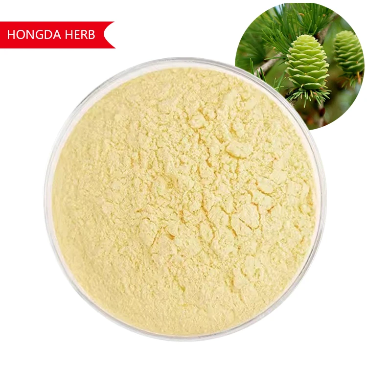 Food Grade Larch Extract CAS 480-18-2 Dihydroquercetin 80% 90% 98% Dihydroquercetin Powder
