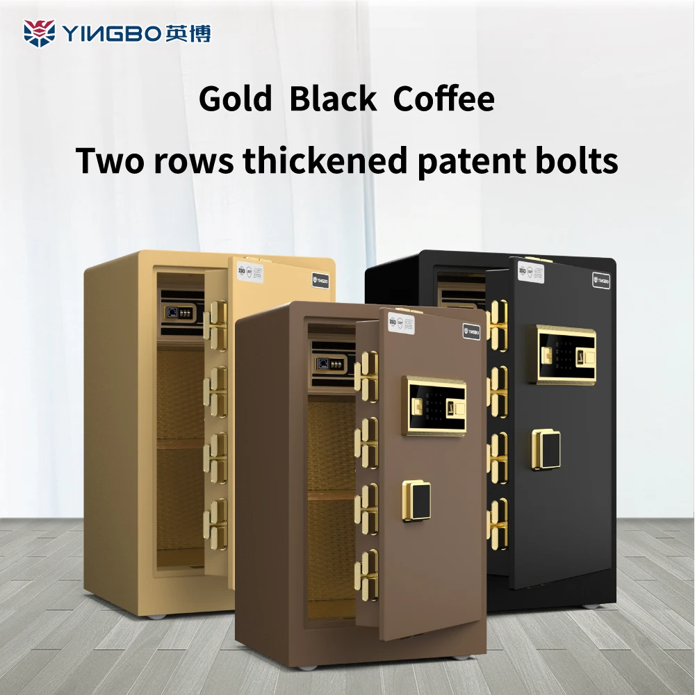 Steel Fingerprint Lock Safe Boxes with ISO9001 CET Solid Fingerprint Lockers Home Safety Custom Made Home Living Optional CN;HEB