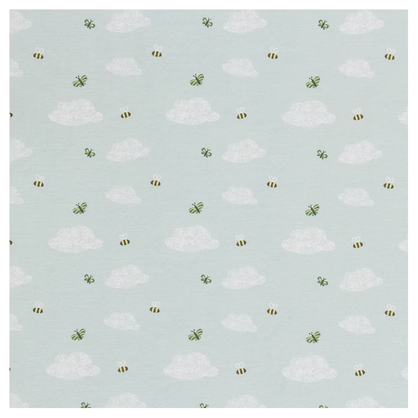 100% хлопчатобумажная ткань с принтом для детей на заказ оптовая