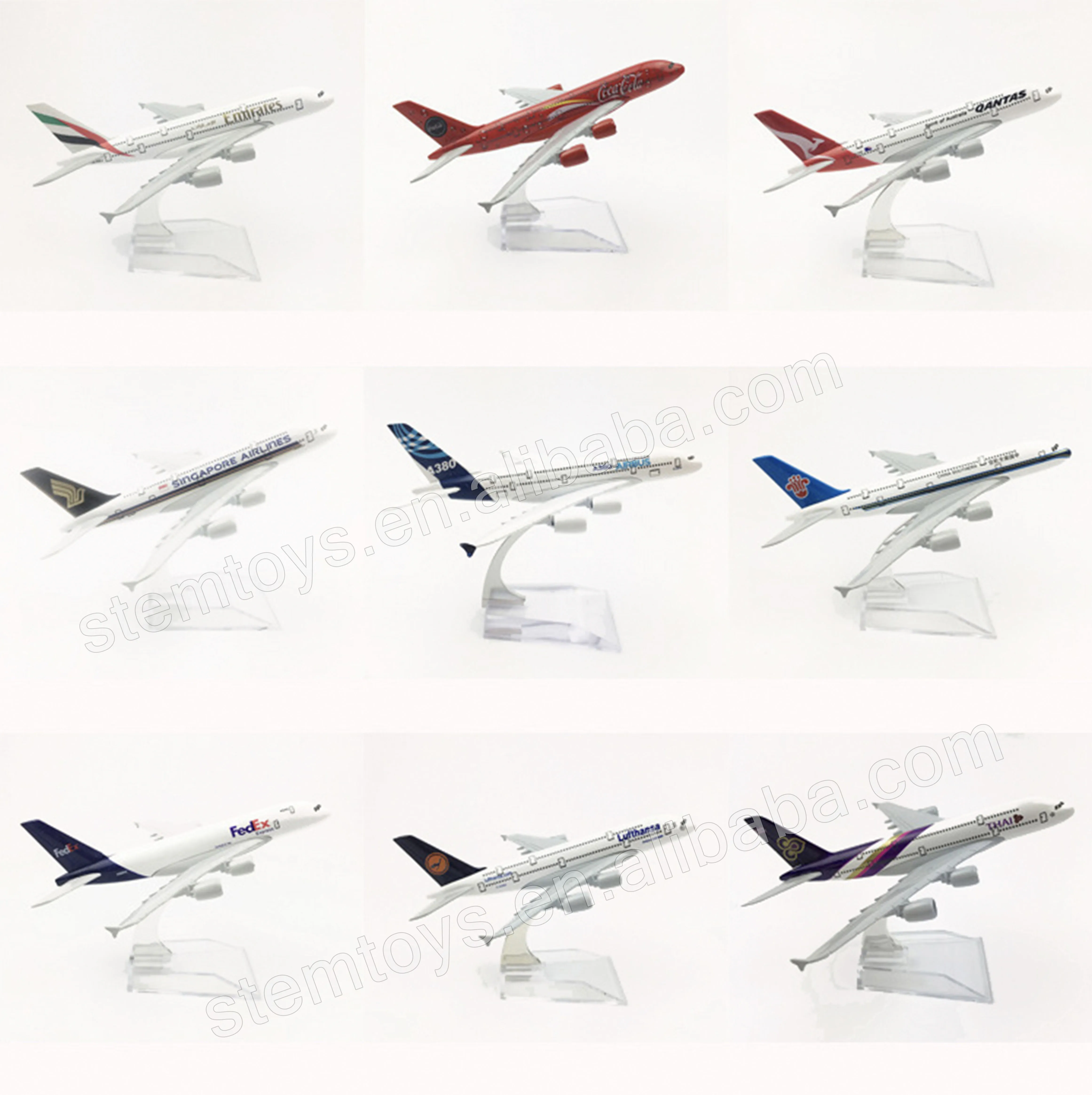 Diecast Air Model 1:400 Aircraft Airbus A320 Air Busan Alloy Plane Model South Korea 320 for Xmas Gift Decoration
