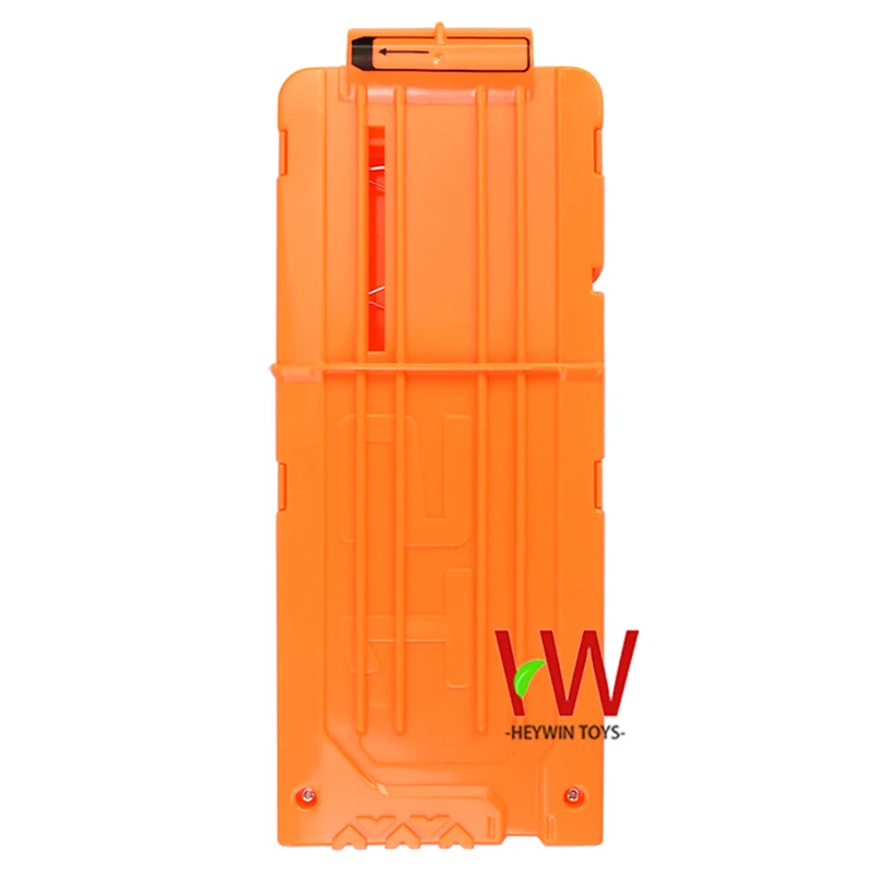 Мягкие зажимы для патронов, зажим для магазина, 12 патронов, картридж для игрушек, прозрачный оранжевый дротик, аксессуары для пистолета EVA, 12 дротиков (HM22B)