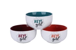 5inch salad bow China cheap high quality ceramic colors salad baby bowl set bowls