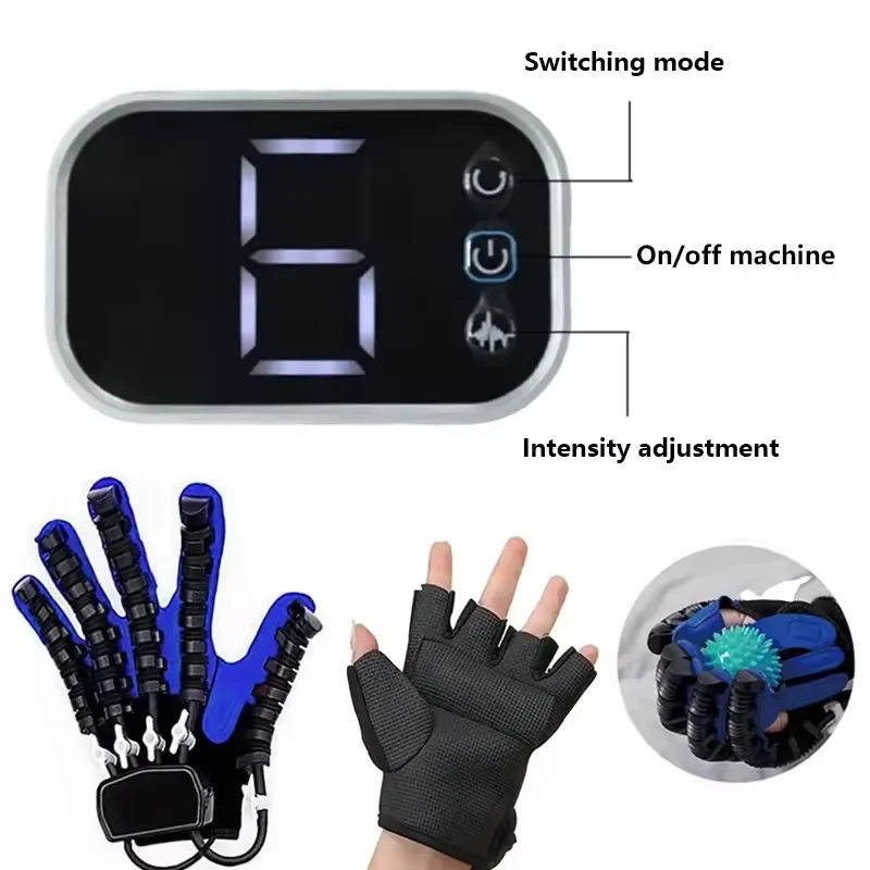 new products medical Hand rehabilitation robot gloves Intelligent Massage Gloves Finger Trainer Hand Exercise