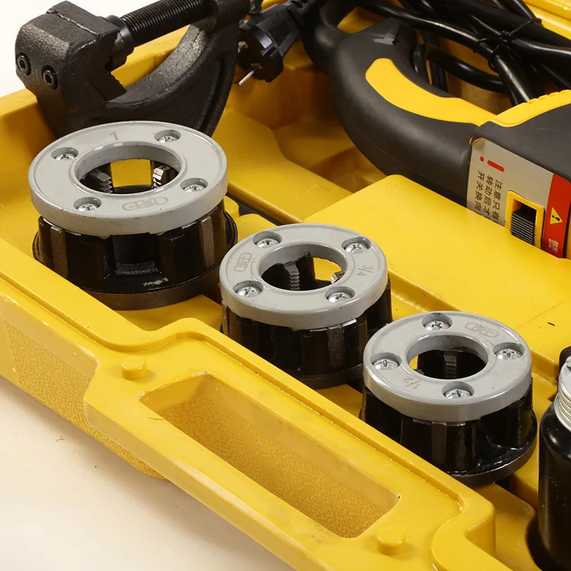 Китайский поставщик, машина для нарезки стальных труб, Электрический нарезчик труб для 1/2, 3/4, 1, 1, 1 1/4, SQ30A