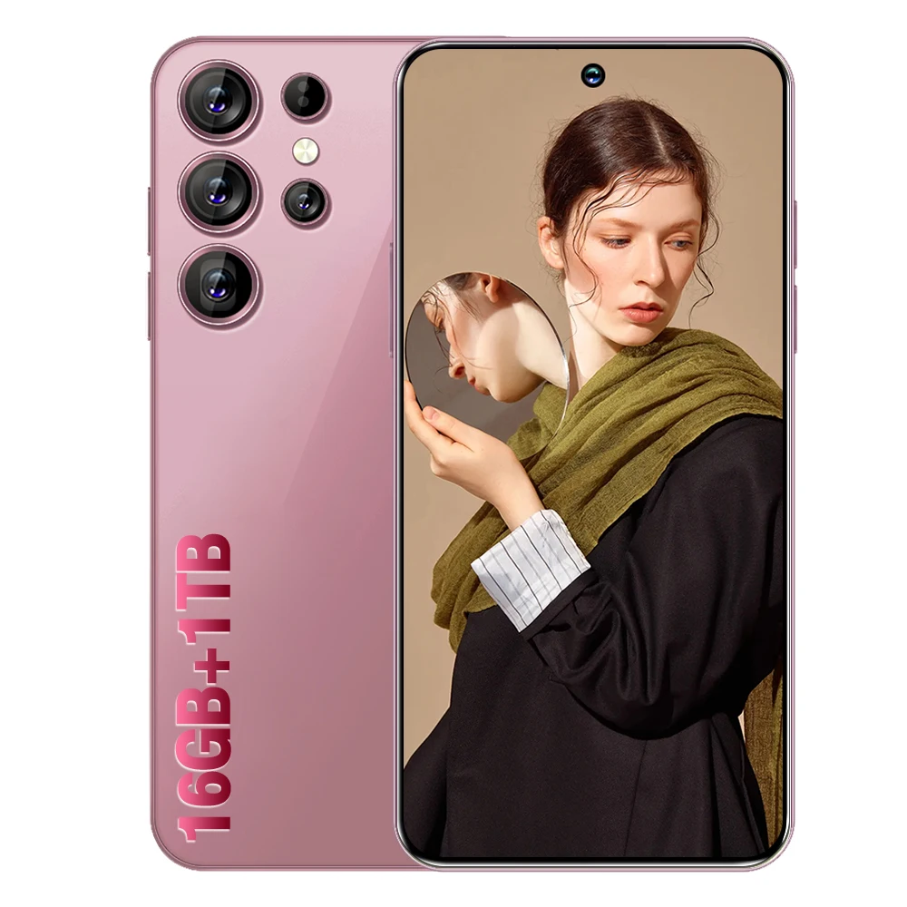 Глобальная версия S24 Ultra PHONE 16GB + 1TB полноэкранный мобильный телефон 6 8 дюймов HD сотовые телефоны 32 64MP 6800mAh 5G игровые смартфоны