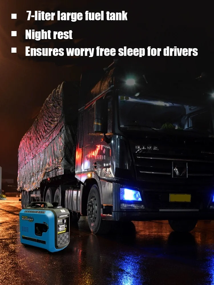 Hot selling 24v Silent DC Generator Power Gasoline Generator Bluetooth version  Power Generation for truck Camping