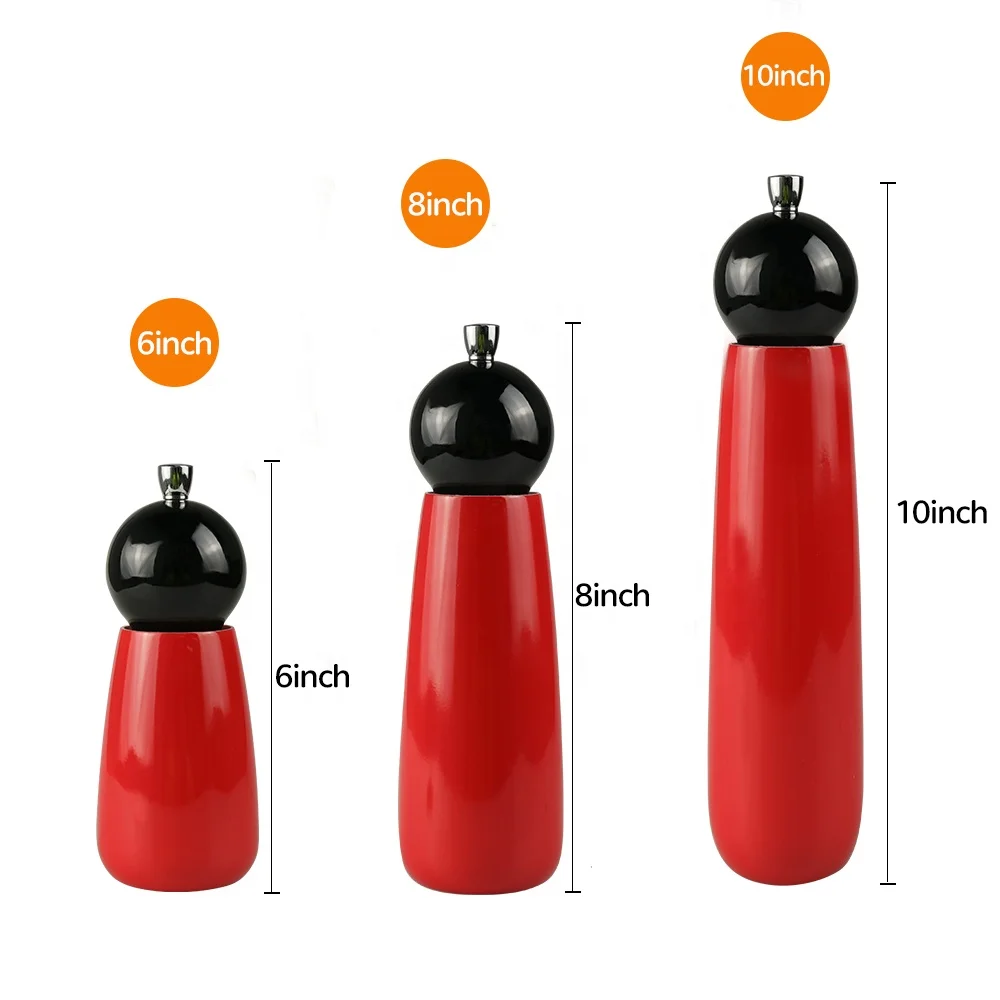 White pepper spice grinder mill