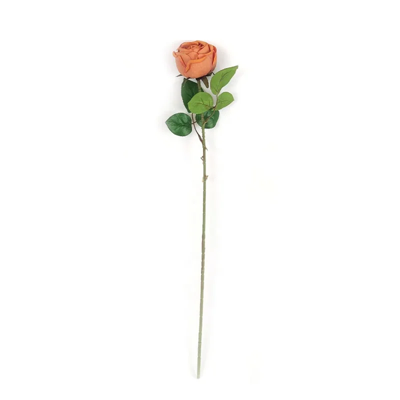 YIWAN wholesale Real Touch silk high branch diamond roses Red Artificial Flowers Fake Rose Home decoration for Bridal Wedding