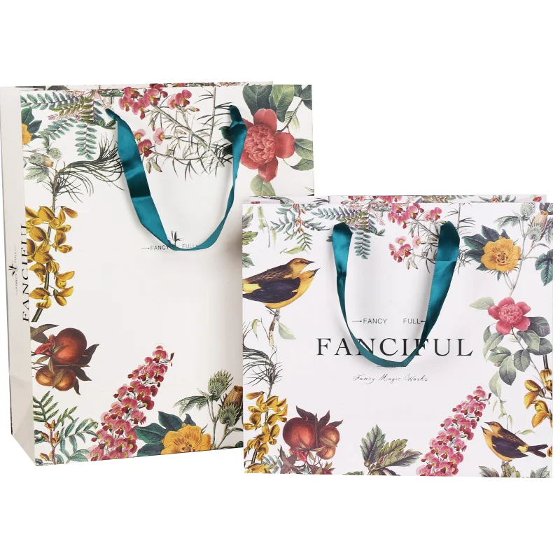 Hot Sale Brand Logo Luxury Black Shopping Paper Pouch Kraft Packing Manufacturers Wholesale Printed Custom Gift Bags