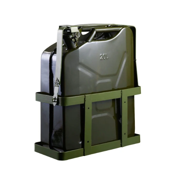 5 Gallon 20 liter 20l Gas Diesel Fuel tank steel metal jerry can holder
