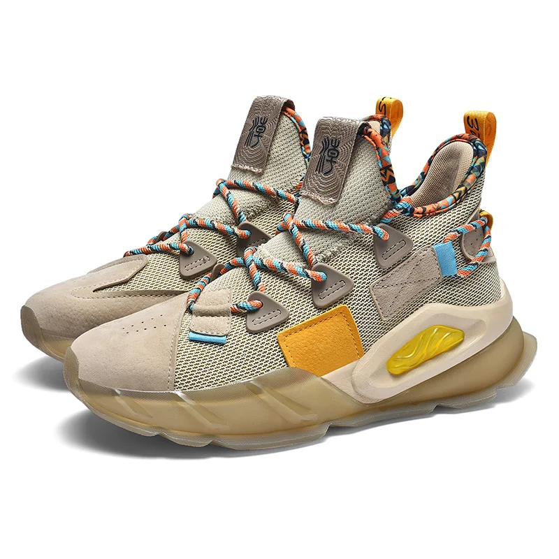 Custom Trendy Fashion Flying Woven Breathable Sport Shoes Lightweight Running White Casual Shoes Sneakers Trainer Shoe
