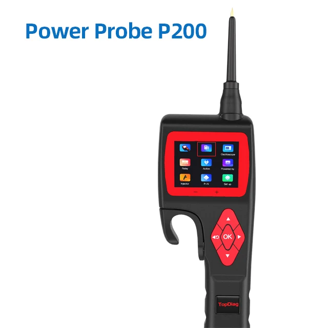 Probe Powerful Diagnose Vehicle Electrical System P200 JDiag Smart Circuit Tester Oscilloscope function Injector test