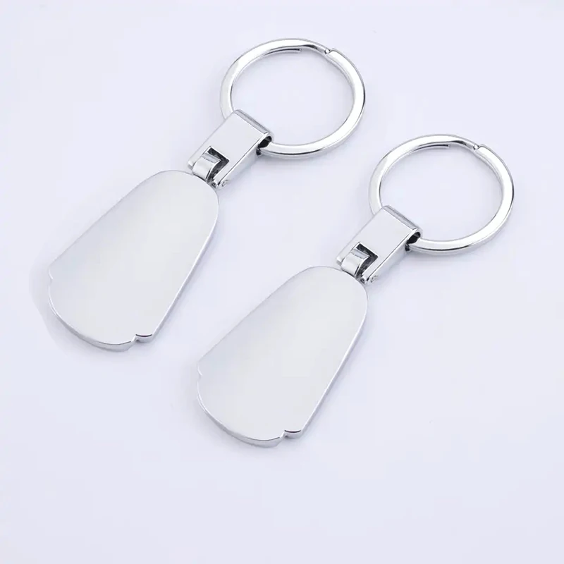 Wholesale Manufacturer Accessories Metal Key Ring Sublimation Luxury Keychain With Logo Designer Car Blank Custom Metal Keychain