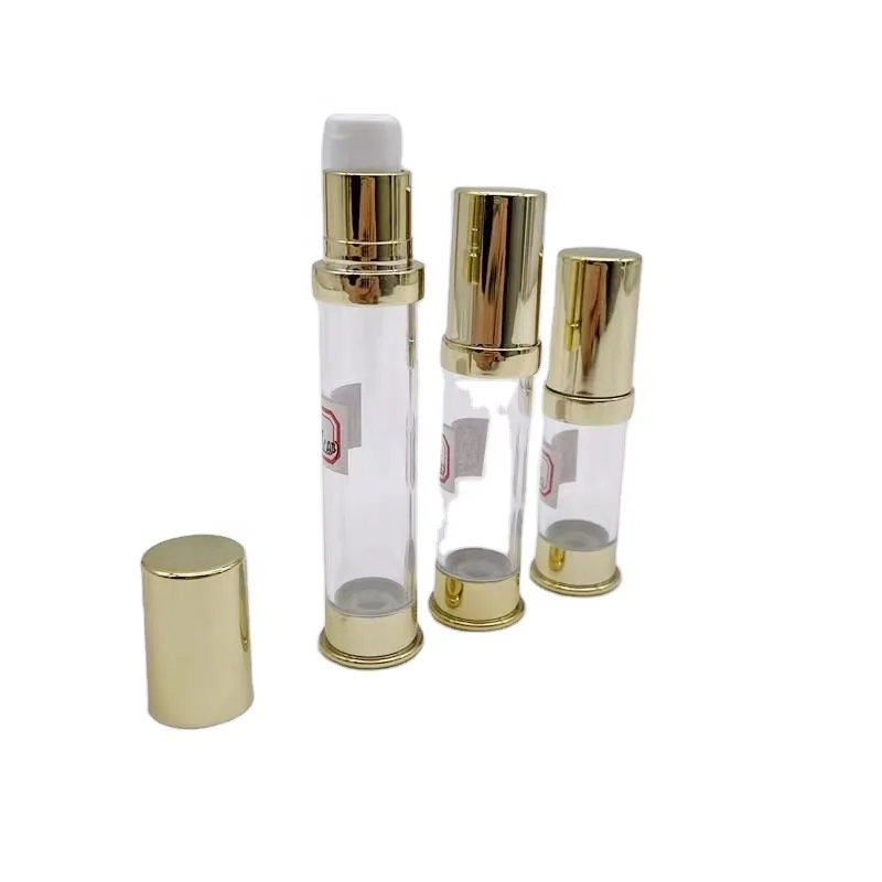 Cosmetic lotion bottle luxury vacuum pump bottle plastic cosmetic packaging container