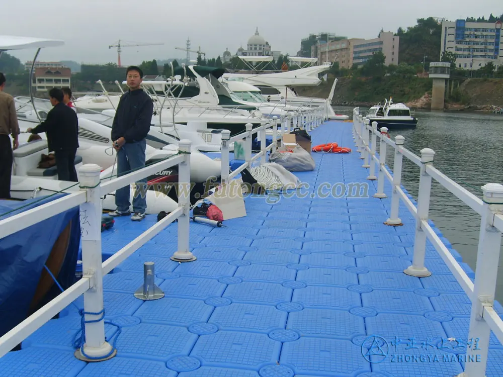 Modular pontoon cubes floating dock jet ski boat floats walkway bridge platform