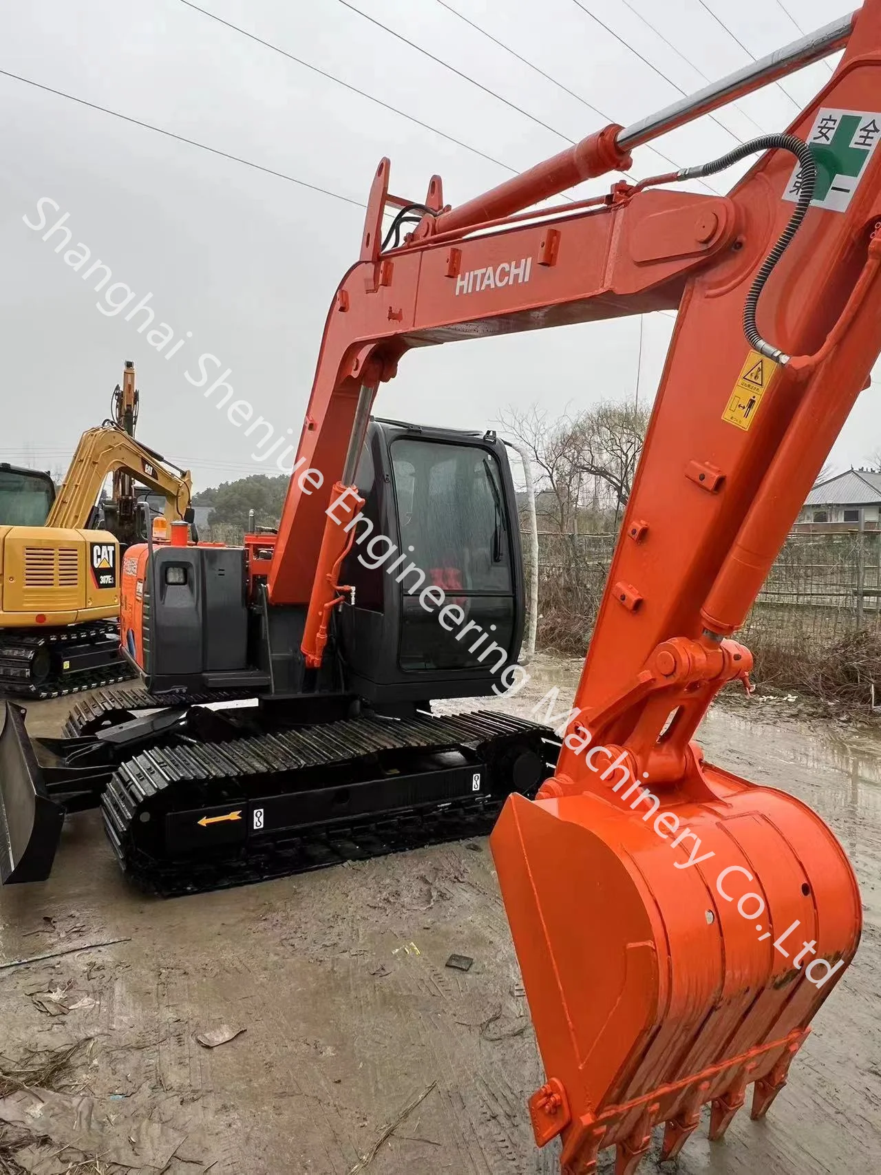 Multi Hot sale high quality hydraulic tracked used excavators hitachi70 mini excavator used machine in shanghai