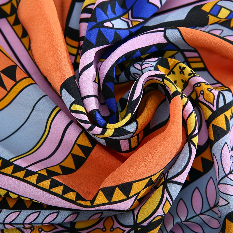 New design  italian style 14MM 100% silk crepe de chine custom digital printed silk fabric