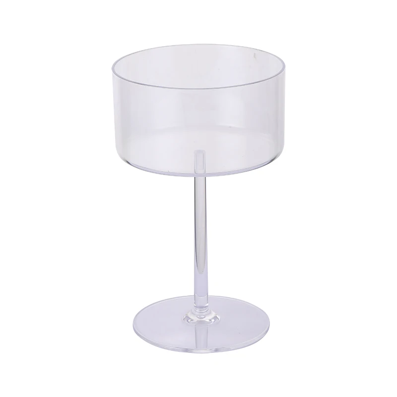 Wholesale Party Reusable Wine Glasses Customised Plastic Colorful Plastic Party Goblets Cups