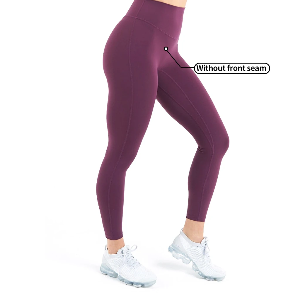 MIQI 87% Nylon 13% Spandex Workout Running Tights Athletic Sport Leggings Women Fitness High Waist Yoga Pants Legging