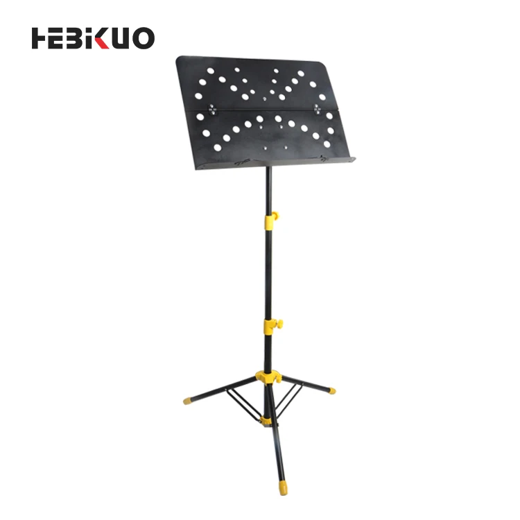 HEBIKUO PA-520 Foldable Panel music stand  tripod command middle music note stand adjustable iron
