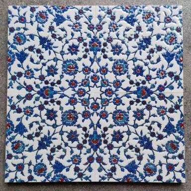 Flower designs glazed Ceramic porcelain Wall floor tiles Matte finished anti-slippery for bathroom kitchen outside inside