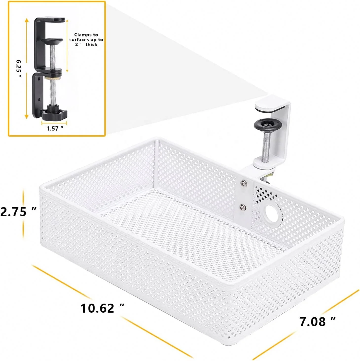 Сетчатый Настольный органайзер и поворотный карандаш с зажимом