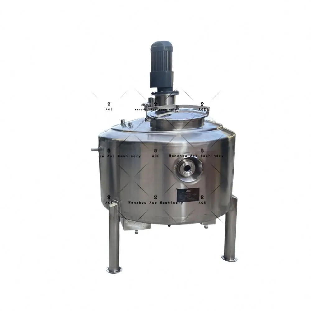 2000L Cosmetics Chemical Cream Moisturizing Cream Mild Lotion Industry Blender With Platform Stirrers Vacuum Emulsifying Mixer