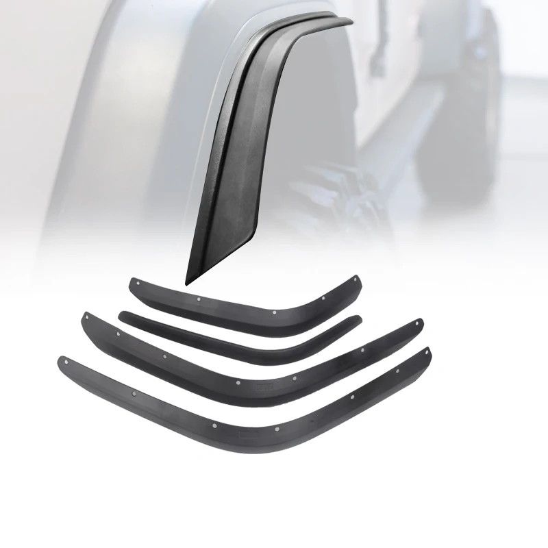 Черное защитное колесо 4X4 для внедорожника, аксессуар для Jeep Wrangler JL 2018 +, расширенное кольцо для крыла